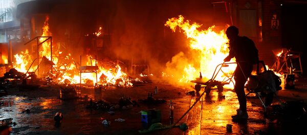 Protestas en Hong Kong Protestas en Hong Kong - Sputnik Mundo