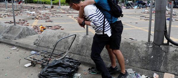 Protestas en Hong Kong - Sputnik Mundo