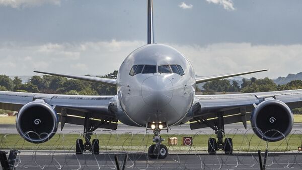 Un avión (imagen referencial) - Sputnik Mundo