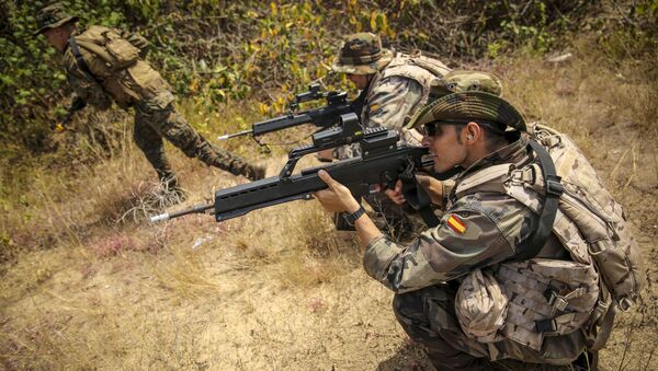 Infantes de Marina españoles (imagen referencial) Infantes de Marina españoles (imagen referencial) - Sputnik Mundo