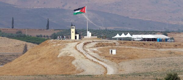 La bandera de Palestina en el Valle del Jordán - Sputnik Mundo