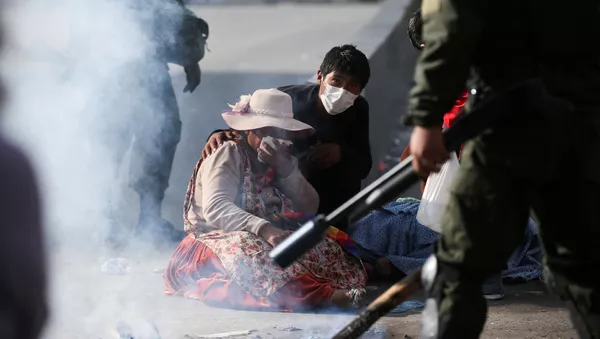 Protestas en Bolivia