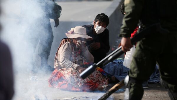 Protestas en Bolivia - Sputnik Mundo