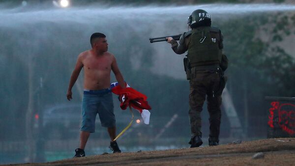 Protestas en Chile - Sputnik Mundo