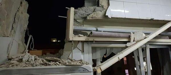 Una casa destruida tras los ataques israelíes en Damasco - Sputnik Mundo