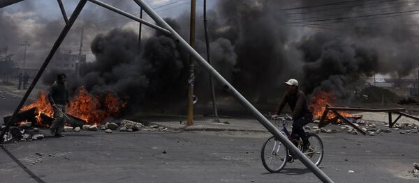 Protestas en Bolivia - Sputnik Mundo