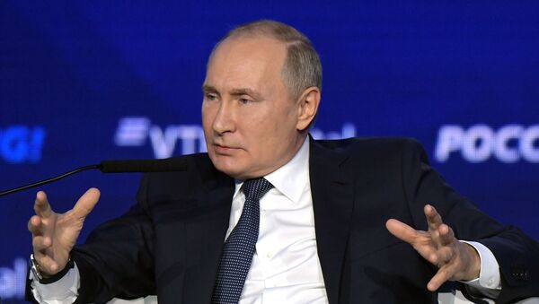 Vladímir Putin, presidente de Rusia Vladímir Putin, presidente de Rusia - Sputnik Mundo