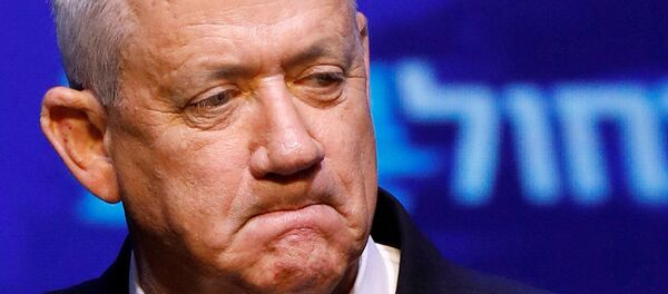 Benny Gantz, líder de la coalición centrista israelí Azul y Blanco - Sputnik Mundo