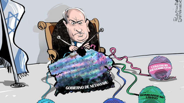 Receta de Netanyahu: bombardear para formar Gobierno Receta de Netanyahu: bombardear para formar Gobierno - Sputnik Mundo