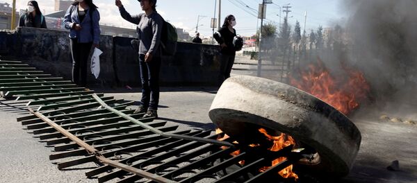 Situacoón cerca de la planta petrolera de Senkata, Bolivia - Sputnik Mundo