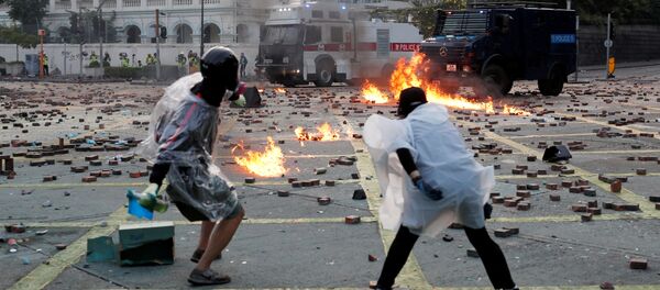 Protestas en Hong Kong - Sputnik Mundo