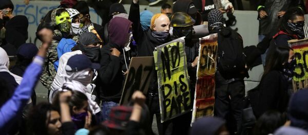 Las protestas en Colombia (archivo) - Sputnik Mundo