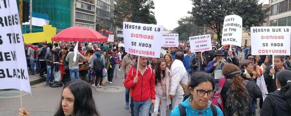 El paro en Colombia - Sputnik Mundo