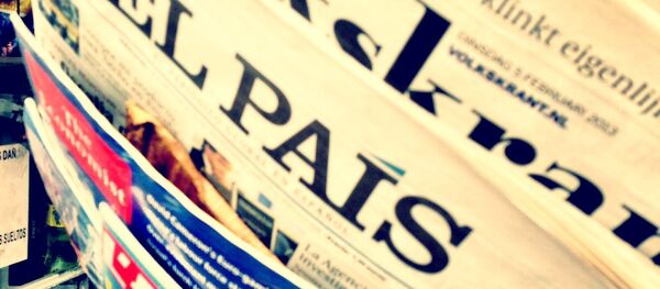 Portada de El País - Sputnik Mundo