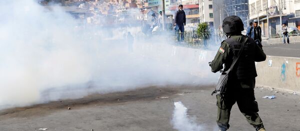 Protestas en La Paz, Bolivia - Sputnik Mundo