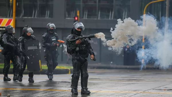 Protestas en Bogotá, Colombia - Sputnik Mundo