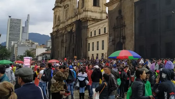 Marcha del 21N en Bogotá