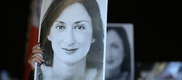 Un retrato de Daphne Caruana Galizia, la periodista maltesa asesinada - Sputnik Mundo