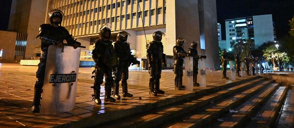 Militares en Cali, Colombia - Sputnik Mundo