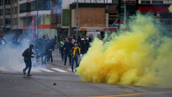 Protestas en Colombia - Sputnik Mundo