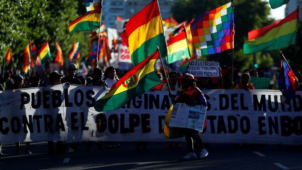 Protestas en Bolivia - Sputnik Mundo