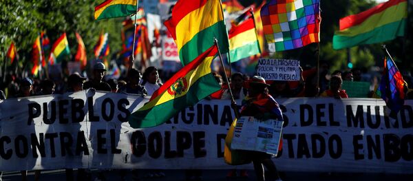 Protestas en Bolivia - Sputnik Mundo