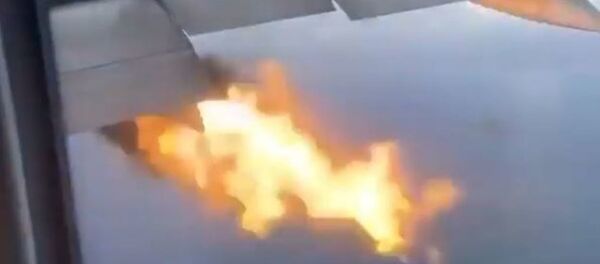 Pompaje de un motor de avión - Sputnik Mundo