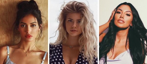 Las instagramers Cindy Kimberly, Nata Lee y Zuleyka Silver - Sputnik Mundo