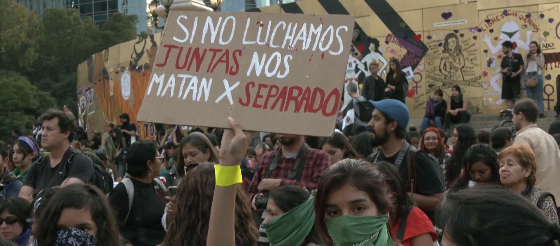 Mujeres de todo el mundo plantan cara a la violencia de género - Sputnik Mundo, 1920, 26.11.2019