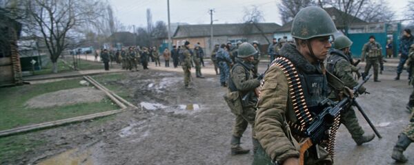 Soldados rusos en Chechenia - Sputnik Mundo