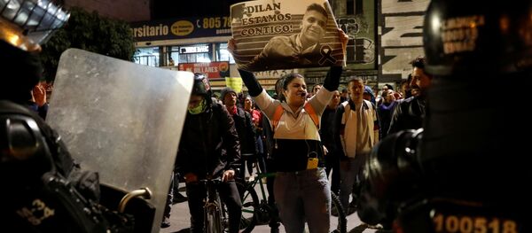 Protestas en Colombia - Sputnik Mundo