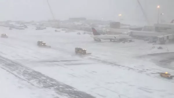 Fuerte nevada en Denver, EEUU - Sputnik Mundo