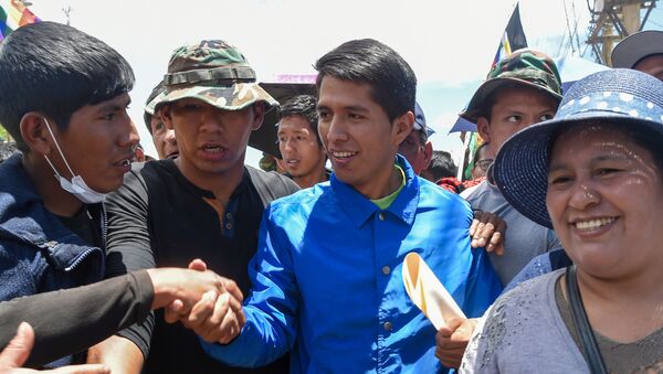 Andrónico Rodríguez, político y dirigente cocalero boliviano  - Sputnik Mundo