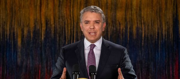 Iván Duque, presidente de Colombia - Sputnik Mundo
