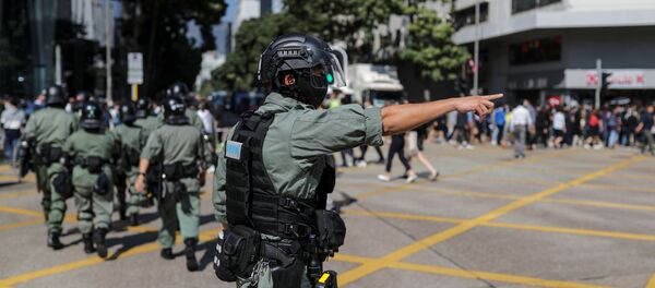 Policía de Hong Kong - Sputnik Mundo