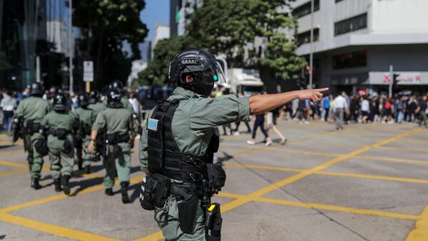 Policía de Hong Kong - Sputnik Mundo