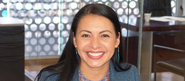 Diana Atamaint, presidenta del Consejo Nacional Electoral de Ecuador - Sputnik Mundo