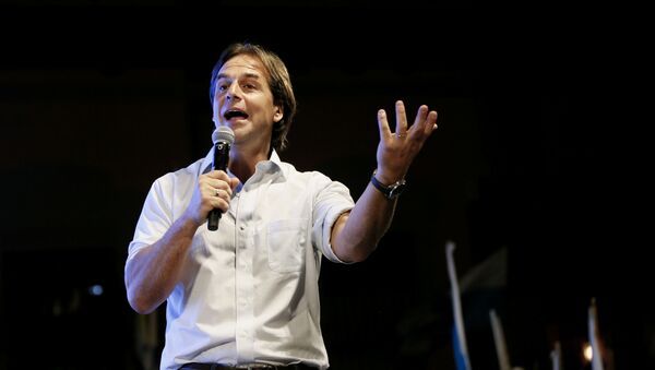 Luis Alberto Lacalle Pou, presidente electo de Uruguay - Sputnik Mundo