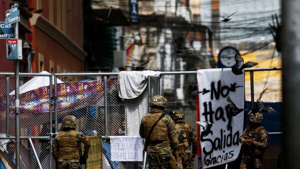 Los militares en Bolivia - Sputnik Mundo