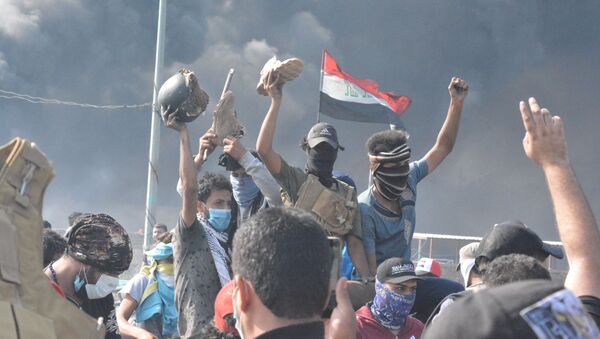 Protestas en Irak - Sputnik Mundo