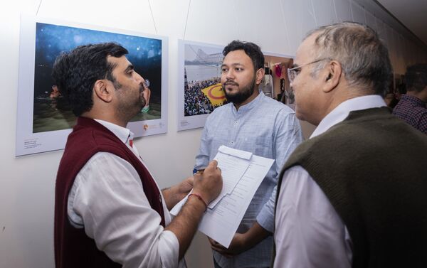 La exposición de fotos de ganadores del concurso Andréi Stenin 2019 en Nueva Delhi La exposición de fotos de ganadores del concurso Andréi Stenin 2019 en Nueva Delhi - Sputnik Mundo