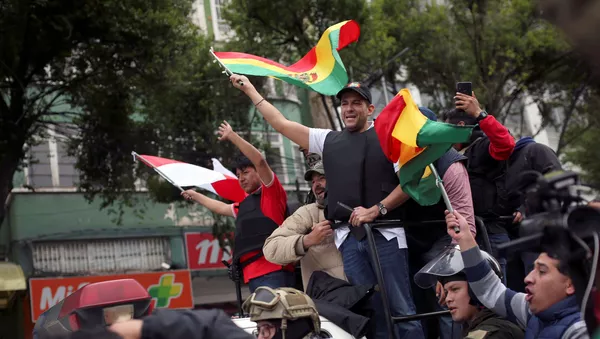 Luis Fernando Camacho, líder cívico de Santa Cruz, Bolivia - Sputnik Mundo