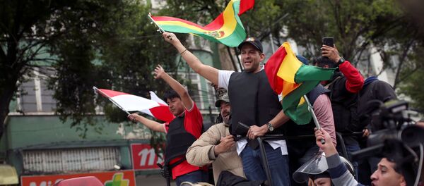 Luis Fernando Camacho, líder cívico de Santa Cruz, Bolivia Luis Fernando Camacho, líder cívico de Santa Cruz, Bolivia - Sputnik Mundo