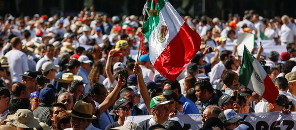 Marcha contra la inseguridad en México - Sputnik Mundo