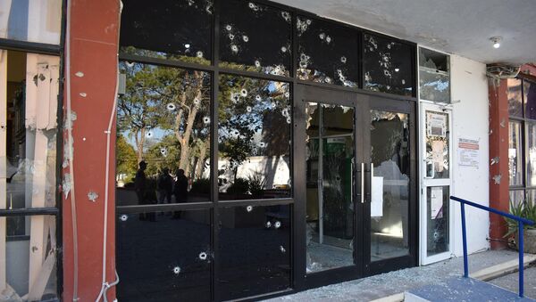 El lugar del enfrentamiento en un municipio mexicano de Villa Unión El lugar del enfrentamiento en un municipio mexicano de Villa Unión - Sputnik Mundo