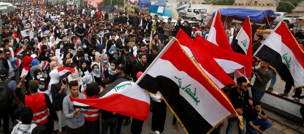 Protestas antigubernamentales en Irak - Sputnik Mundo