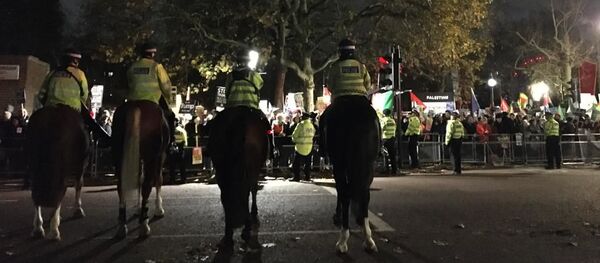 Protestas en Londres, Reino Unido - Sputnik Mundo