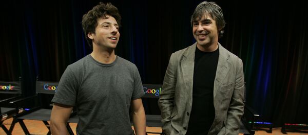 Serguéi Brin y Larry Page, cofundadores de Google Serguéi Brin y Larry Page, cofundadores de Google - Sputnik Mundo