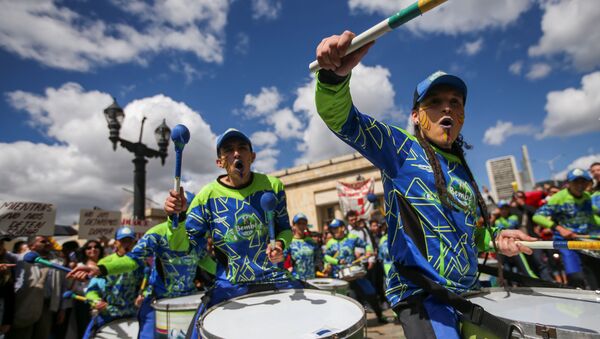 Protestas en Colombia - Sputnik Mundo