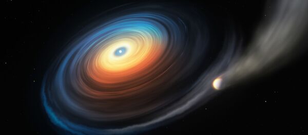 Representación artística del sistema WDJ0914+1914 - Sputnik Mundo